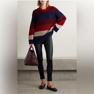 THEORY ADBELLE LEATHER LEGGINGS